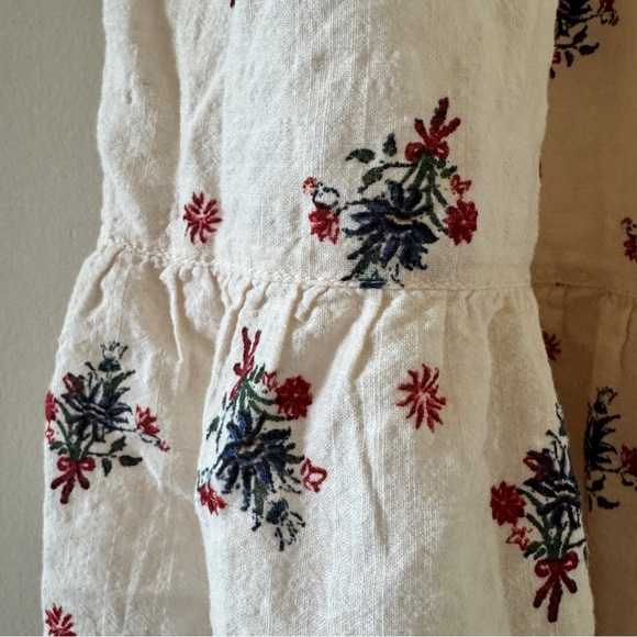 Max Studio Boho Floral Tiered Maxi Skirt Prairie Cottagecore S - Picture 7 of 14